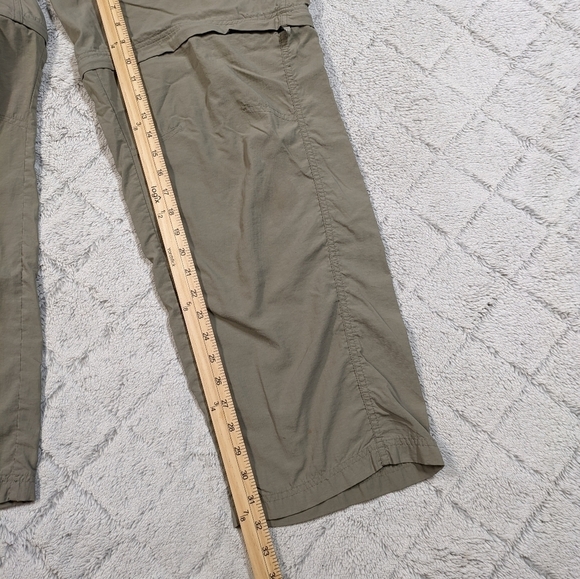 Columbia Pants Men's Large Gray Green Titanium Convertible Cargo Omni Dry Nylon - Picture 8 of 10
